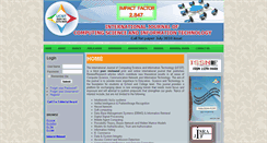 Desktop Screenshot of ijcsit.org